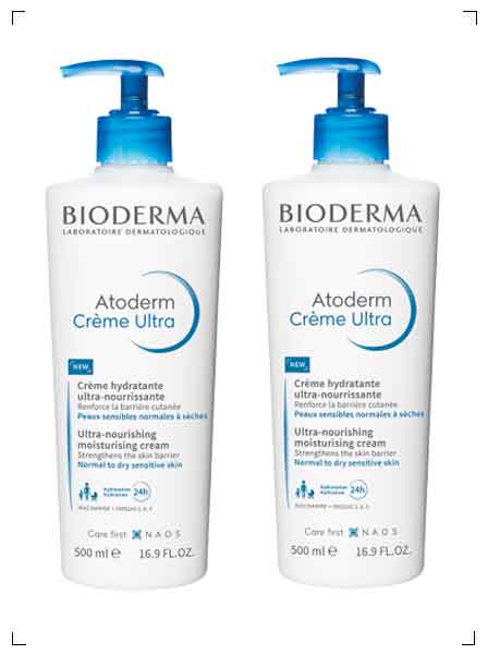 Bioderma ATODERM CREME SANS PARFUM SET, アトデルム クリームD 無香料 2本セット ビオデルマ