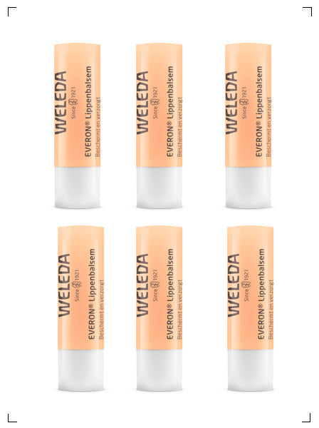 Weleda SOIN DES LEVRES EVERON 6 PIECES, リップクリーム 6個セット ヴェレダ