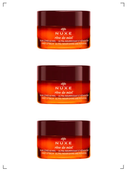 Nuxe REVE DE MIEL BAUME LEVRES, レーブドミエル リップ バーム 3個セット ニュクス