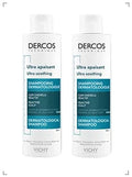 Vichy DERCOS SHAMPOOING ULTRA APAISANT, デルコス シャンプー ウルトラアペザン 2本セット ヴィッシー