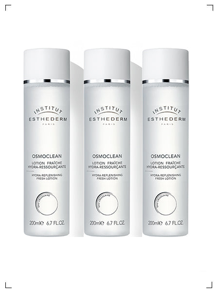 Esthederm OSMOCLEAN LOTION FRAICHE HYDRA-RESSOURCANTE, オスモクリーン モイスチャー ローション 3本セット エステダム
