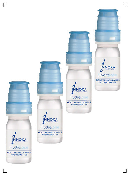 Innoxa YEUX SECS ET IRRITES GOUTTES / 10ML 4PIECES SET, アイローション 透明タイプ 乾燥用 10ml 4個セット イノクサ