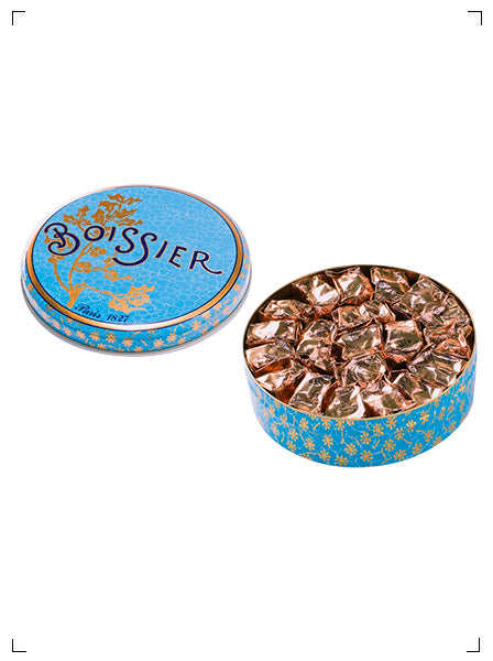 Boissier MARRONS GLACES NATURES BOITE METAL T1, マロングラッセ 12個 缶入り ボワシエ
