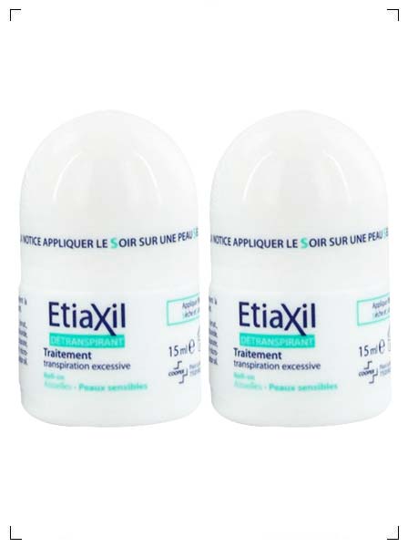 Etiaxil DETRANSPIRANT / PEAUX SENSIBLES 2 PIECES, デトランスピラン 敏感肌用 2個セット エティアキシル