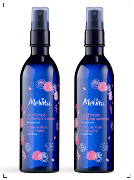 Melvita EAU FLORALE BIO AVEC SPRAY, フラワーウォーター リセットミスト 2本セット メルヴィータ