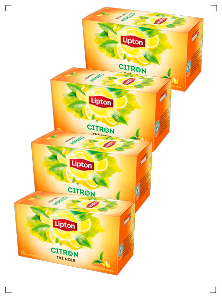Lipton THE NOIR CITRON, ブラックティー レモン 4箱セット リプトン
