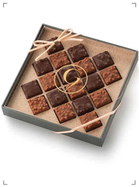 Vincent Guerlais ECRIN 18 ROCHERS PRALINE, プラリネショコラ コフレ 18個入り ヴァンサン ゲルレ