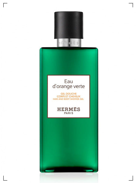 Hermes EAU D'ORANGE VERTE GEL DOUCHE CORPS ET CHEVEUX, オー ドランジュ ヴェルト ヘア＆ボディー シャワージェル エルメス