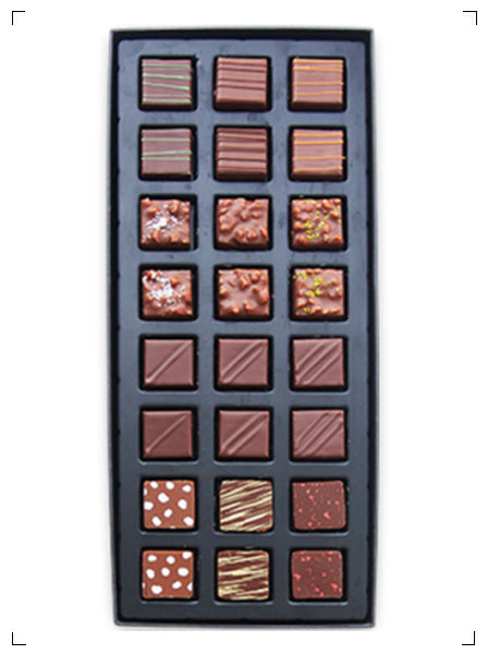 Christophe Michalak COFFRET 24 BONBONS MIX COLLECTOR, ボンボンショコラ コフレ 24個入り クリストフ ミシャラク