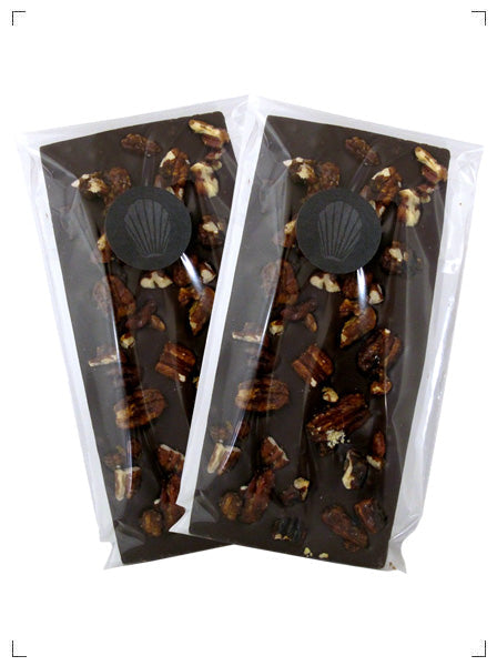 Gilles Marchal TABLETTE CARAMEL PECAN NOIR 70, タブレット キャラメル ピーカンナッツ ノワール70％ 2枚セット ジル マルシャル