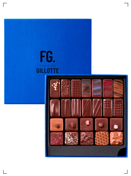 Fabrice Gillotte LE COFFRET BLEU 48 PIECES, アソート ショコラ 48個入り ファブリス ジロット