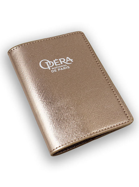 Opera National de Paris PROTEGE PASSEPORT OR ROSE, パスポートカバー ピンクゴールド パリ国立オペラ