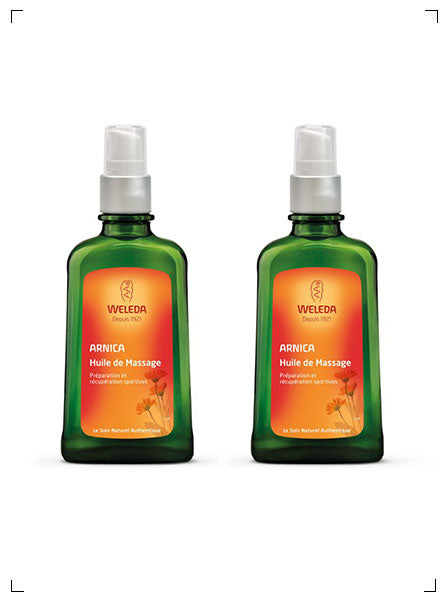 Weleda HUILE POUR MASSAGE A L'ARNICA, アルニカ  マッサージオイル 2本セット ヴェレダ