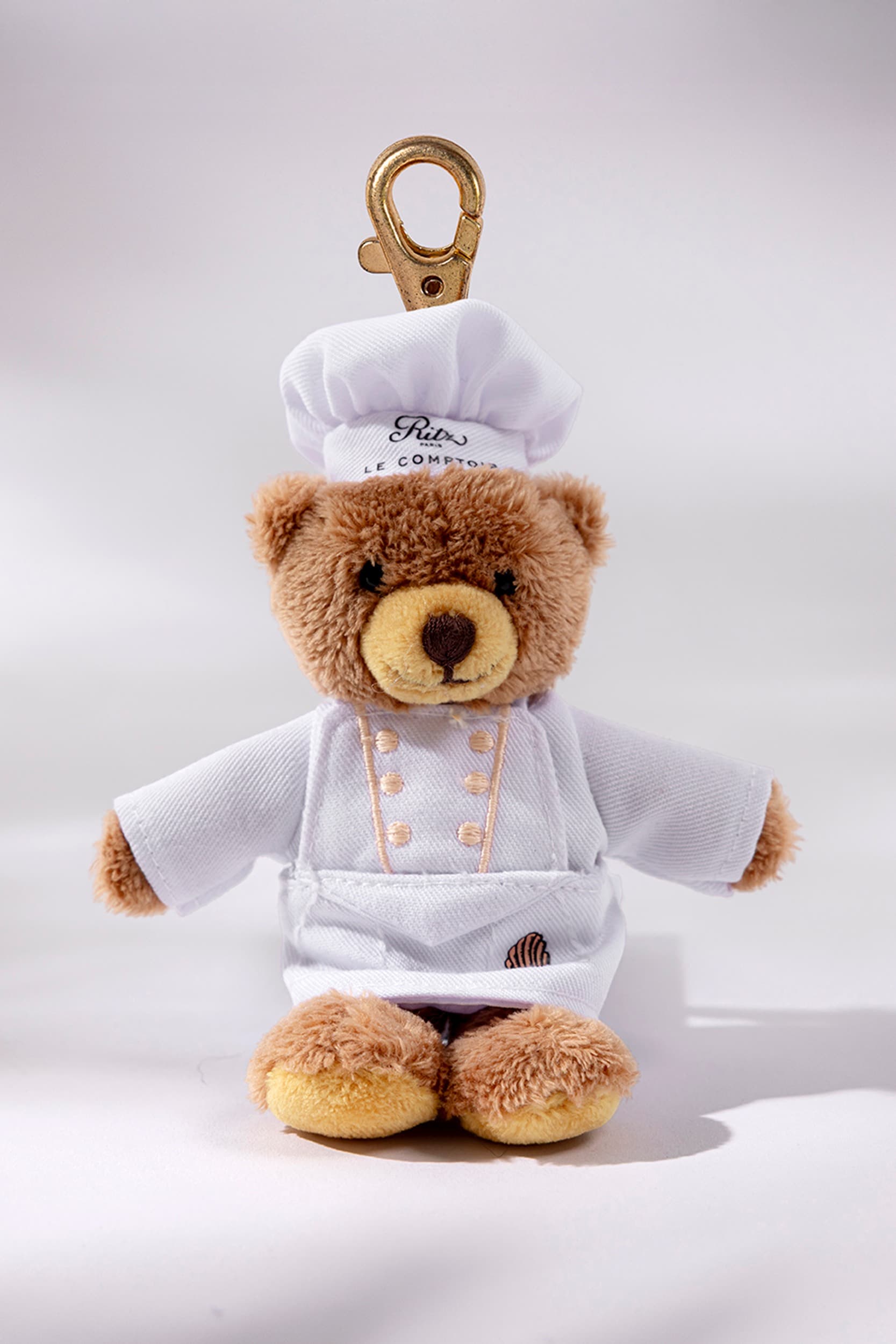 PASTRY CHEF TEDDY BEAR KEYCHAIN