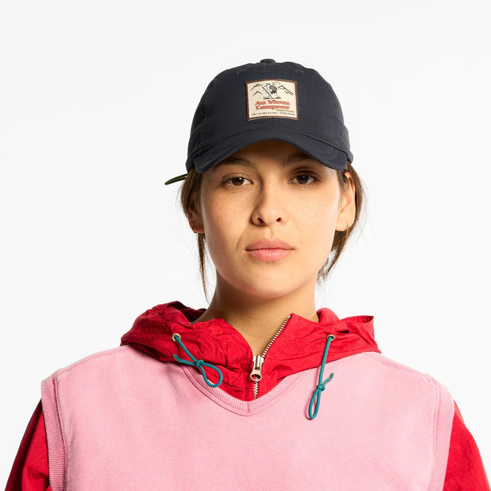 Merci | MERCI CASQUETTE NON MERCI RIVE DROITE BLEU MARINE