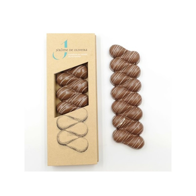 TABLETTE LAIT PRALINÉ COCO 120g x 2