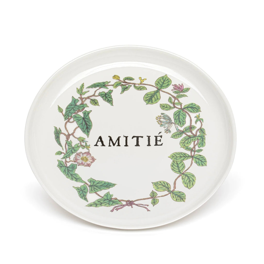 ASSIETTE DESSERT COURONNE AMITIÉ