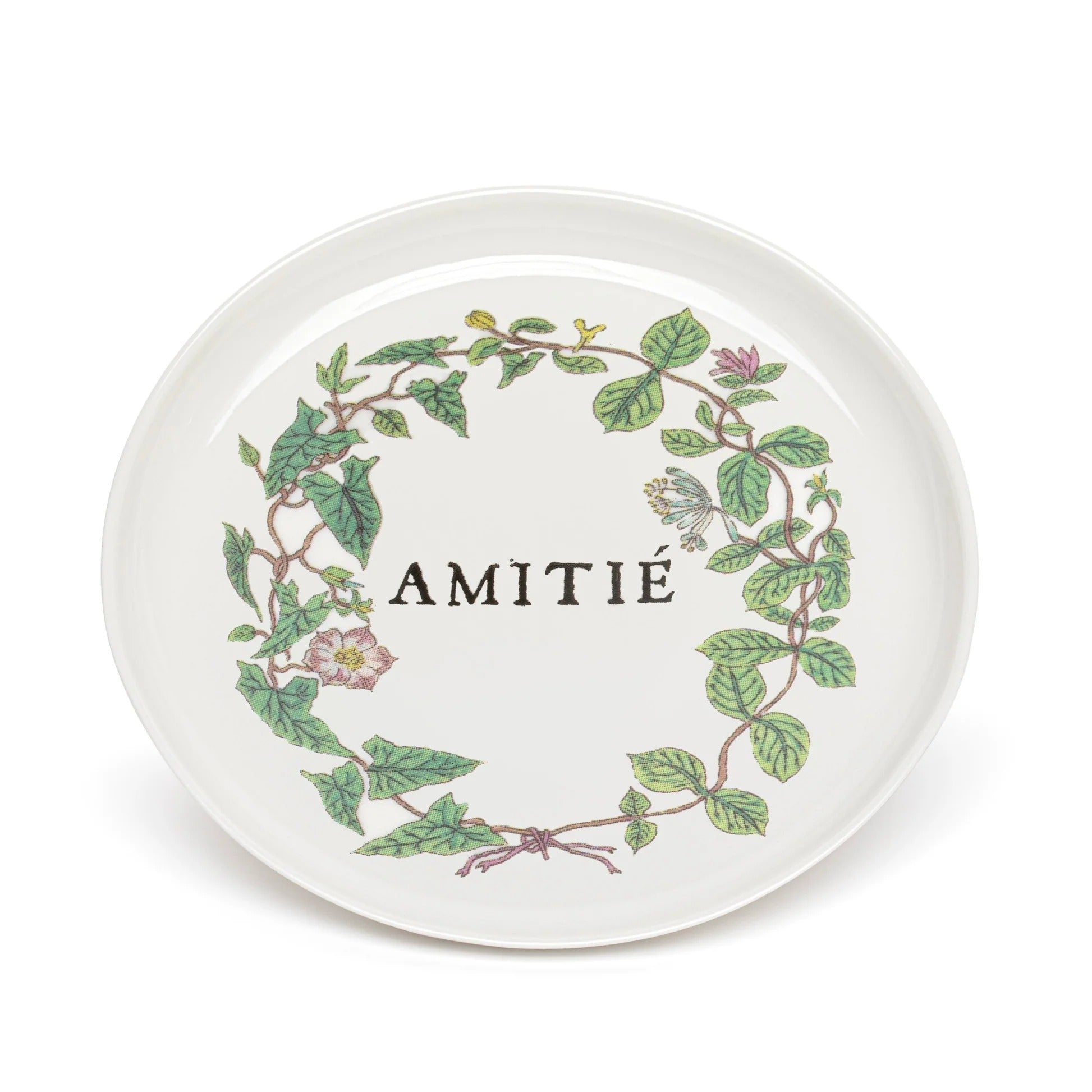 ASSIETTE DESSERT COURONNE AMITIÉ