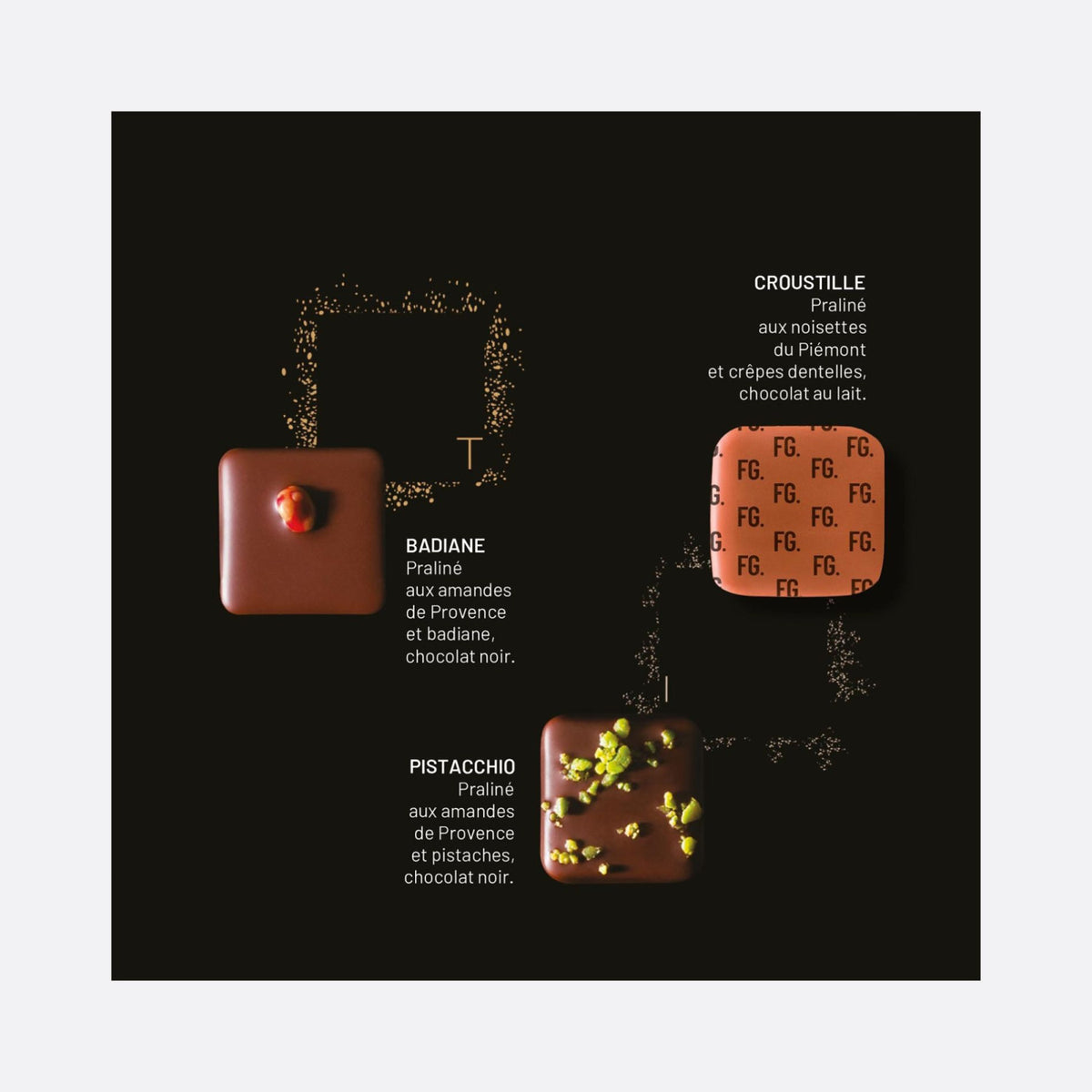 Fabrice Gillotte - LES PRALINÉS D’EXCEPTION 48 PIÈCES - 48 PRALINÉS