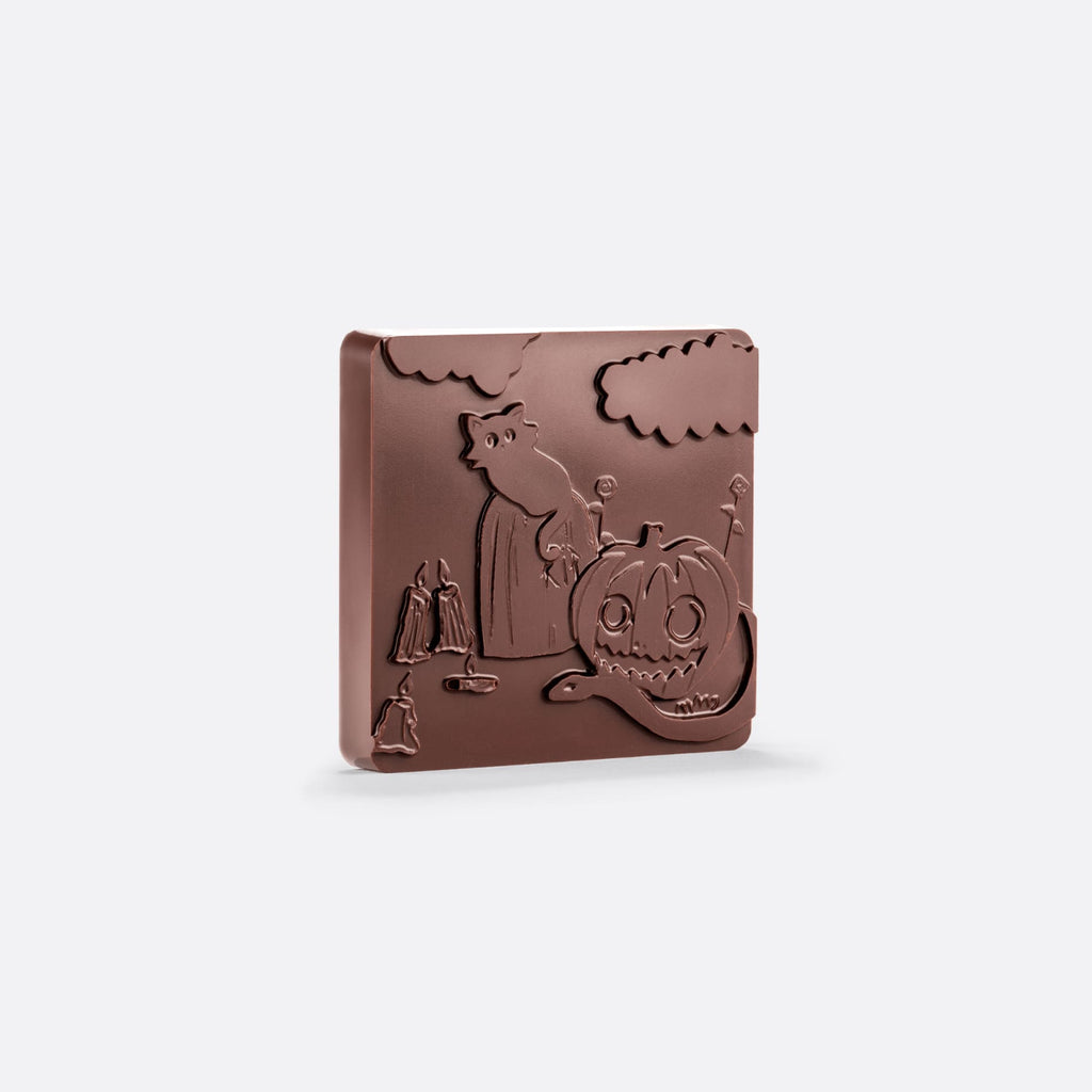 Fabrice Gillotte - LES TABLETTES HALLOWEEN - CHAT CITROUILLE - CHOCOLAT NOIR