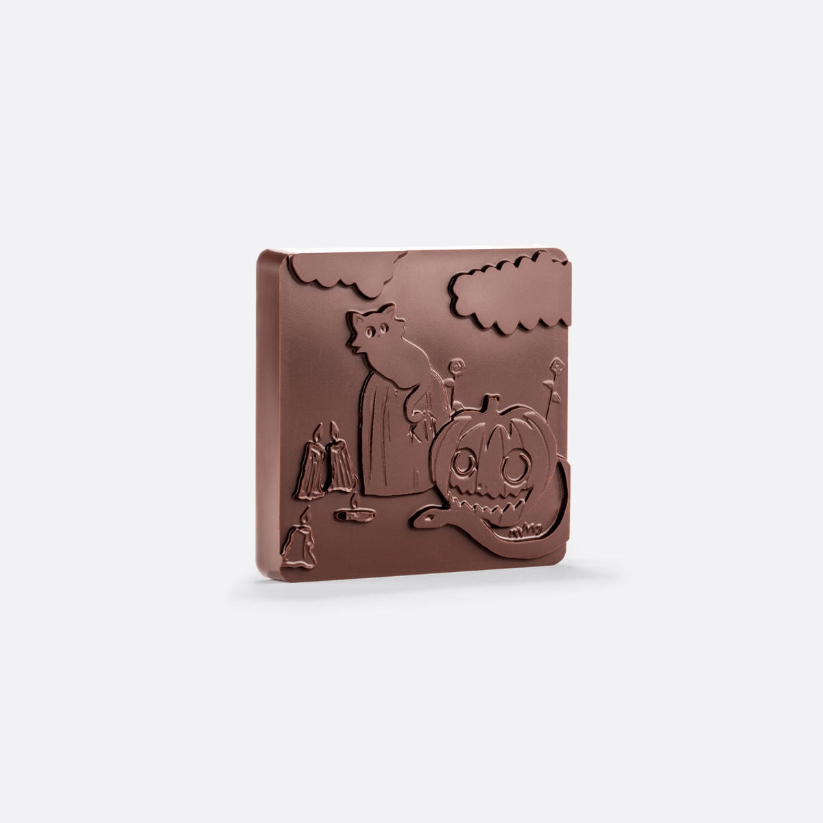 Fabrice Gillotte - LES TABLETTES HALLOWEEN - CHAT CITROUILLE - CHOCOLAT NOIR