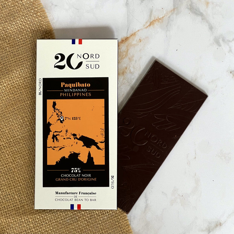 パキバト ダークチョコレート カカオ75% 60グラム｜20°Nord 20°Sud