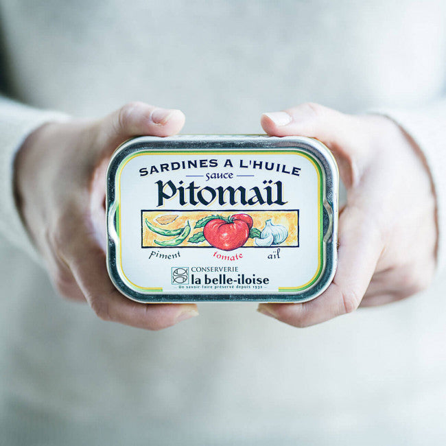 La Belle Iloise Sardines à l'huile, sauce Pitomaïl 4 boîtes de 115g