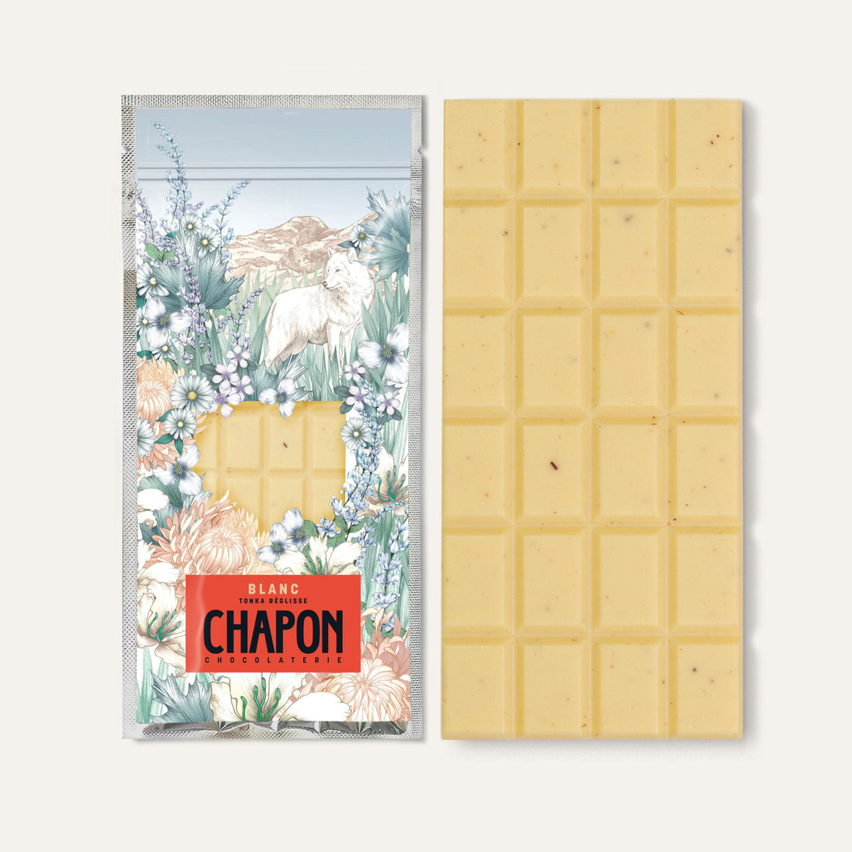 TABLETTE DE CHOCOLAT BLANC TONKA RÉGLISSE