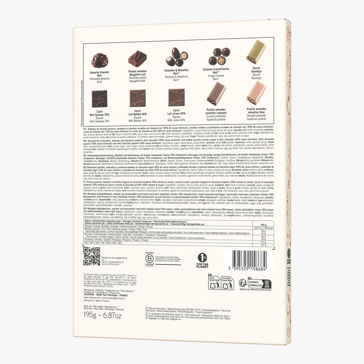 Calendrier de l'Avent Douceurs chocolatées Valrhona 2026