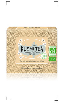 Kusmi Tea / BOUQUET DE FLEURS N108 BIO 20 SACHETS MOUSSELINES
