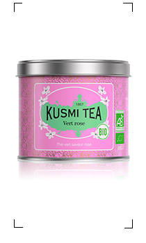 Kusmi Tea / THE VERT ROSE BIO BOITE METAL