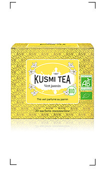 Kusmi Tea / THE VERT JASMIN BIO 20 SACHETS MOUSSELINES