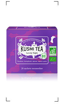 Kusmi Tea / LOVELY NIGHT BIO 20 SACHETS MOUSSELINES