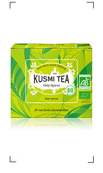 Kusmi Tea / ONLY SPICES BIO 20 SACHETS MOUSSELINES