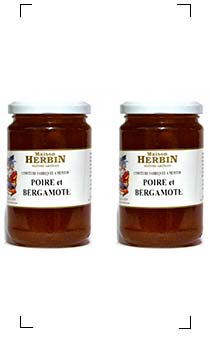 Maison Herbin / CONFITURE POIRE-BERGAMOTE