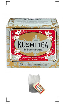 Kusmi Tea / SAINT PETERSBOURG  20 SACHETS MOUSSELINES