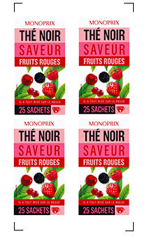 Monoprix / THE NOIR SAVEUR FRUITS ROUGES