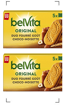 Lu / BELVITA PETIT DEJEUNER DUO FOURRE