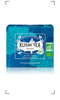 Kusmi Tea / FEEL ZEN BIO 20 SACHETS MOUSSELINES