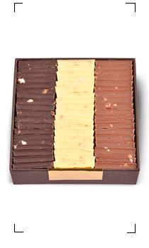 Roy Chocolatier / PETITS CARRES CHOCOLAT 3SAVEURS AU CHOIX