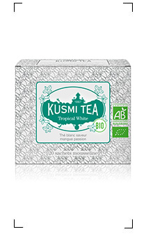 Kusmi Tea / TROPICAL WHITE 20 SACHETS MOUSSELINES