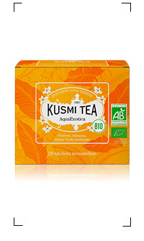 Kusmi Tea / AQUAEXOTICA BIO 20 SACHETS MOUSSELINES