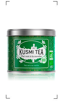 Kusmi Tea / THE VERT A LA MENTHE BIO BOITE METAL