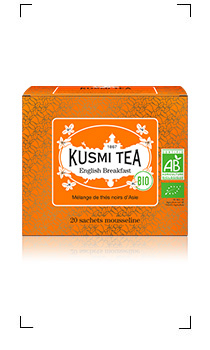 Kusmi Tea / ENGLISH BREAKFAST BIO 20 SACHETS MOUSSELINES