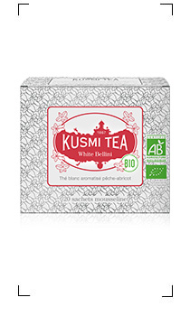 Kusmi Tea / WHITE BELLINI BIO 20 SACHETS MOUSSELINES