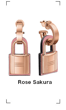 Hermes / BOUCLES D OREILLES O KELLY PINK GOLD