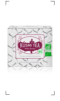Kusmi Tea / WHITE BERRIES BIO 20 SACHETS MOUSSELINES