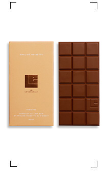 LB Le Chocolat / TABLETTE PRALINE NOISETTE