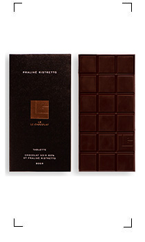 LB Le Chocolat / TABLETTE PRALINE RISTRETTO