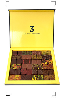 Les 3 Chocolats / CHOCOLAT ASSORTIMENT 48PIECES